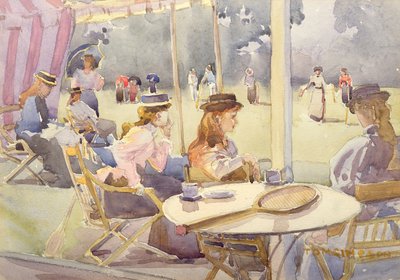 The Tennis Party by Tom Simpson